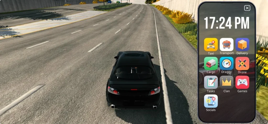 In-Game Mobile car parking